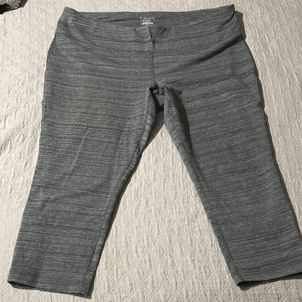 Gray Capri Leggings